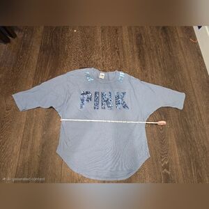 PINK Sequin Womens Top